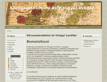 Tablet Screenshot of leveltar.vkki.hu